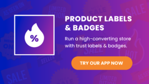 product labels and badges app