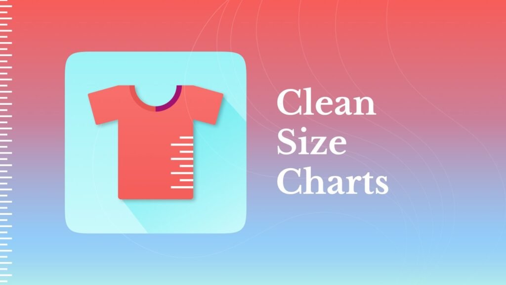 clean size charts