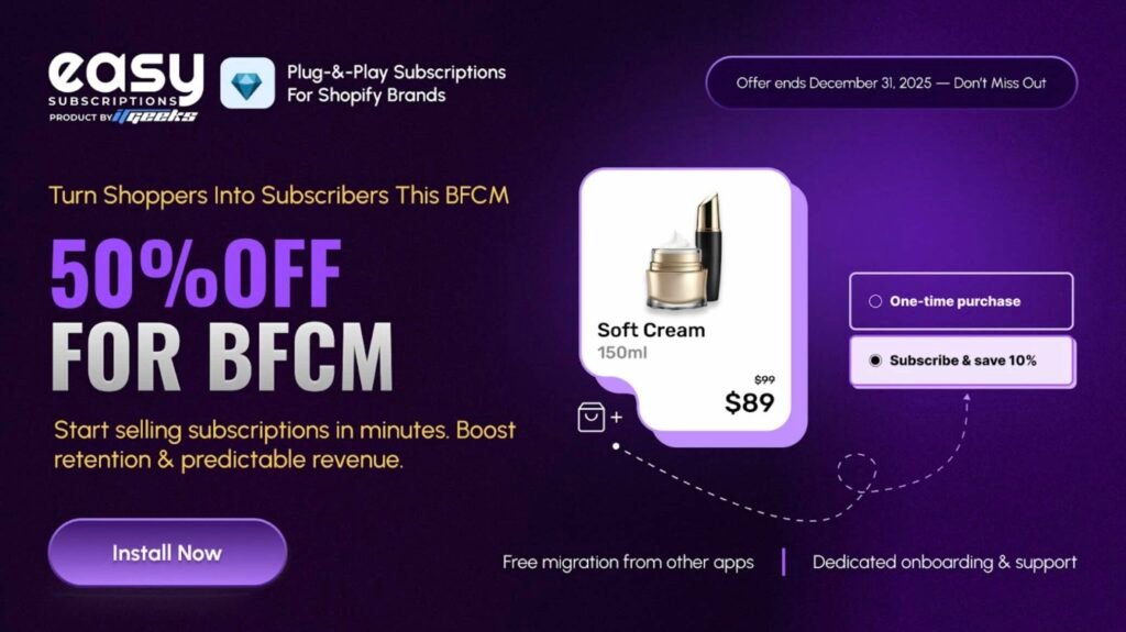 shopify subscription app best black friday tool