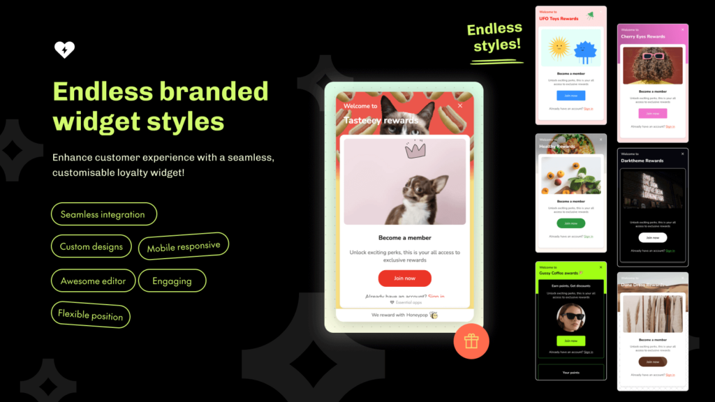 Customizable Shopify Loyalty Program and Rewards widget