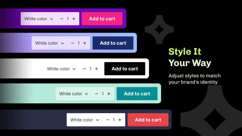 essential shopify cart drawer app has a lot of different styles