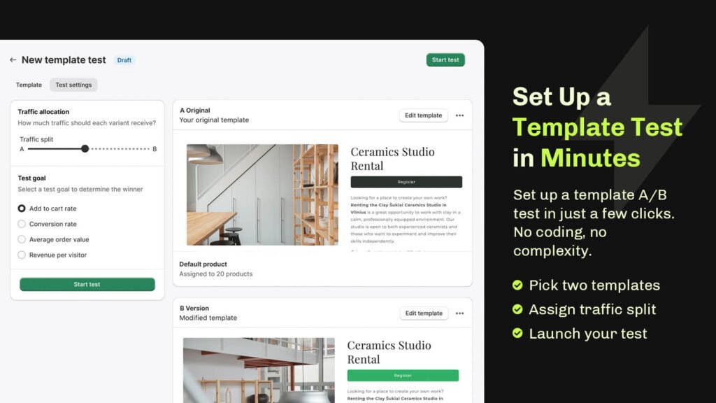 Optimize your Shopify store with Essential AB testing Shopify app